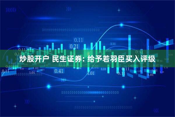 炒股开户 民生证券: 给予若羽臣买入评级